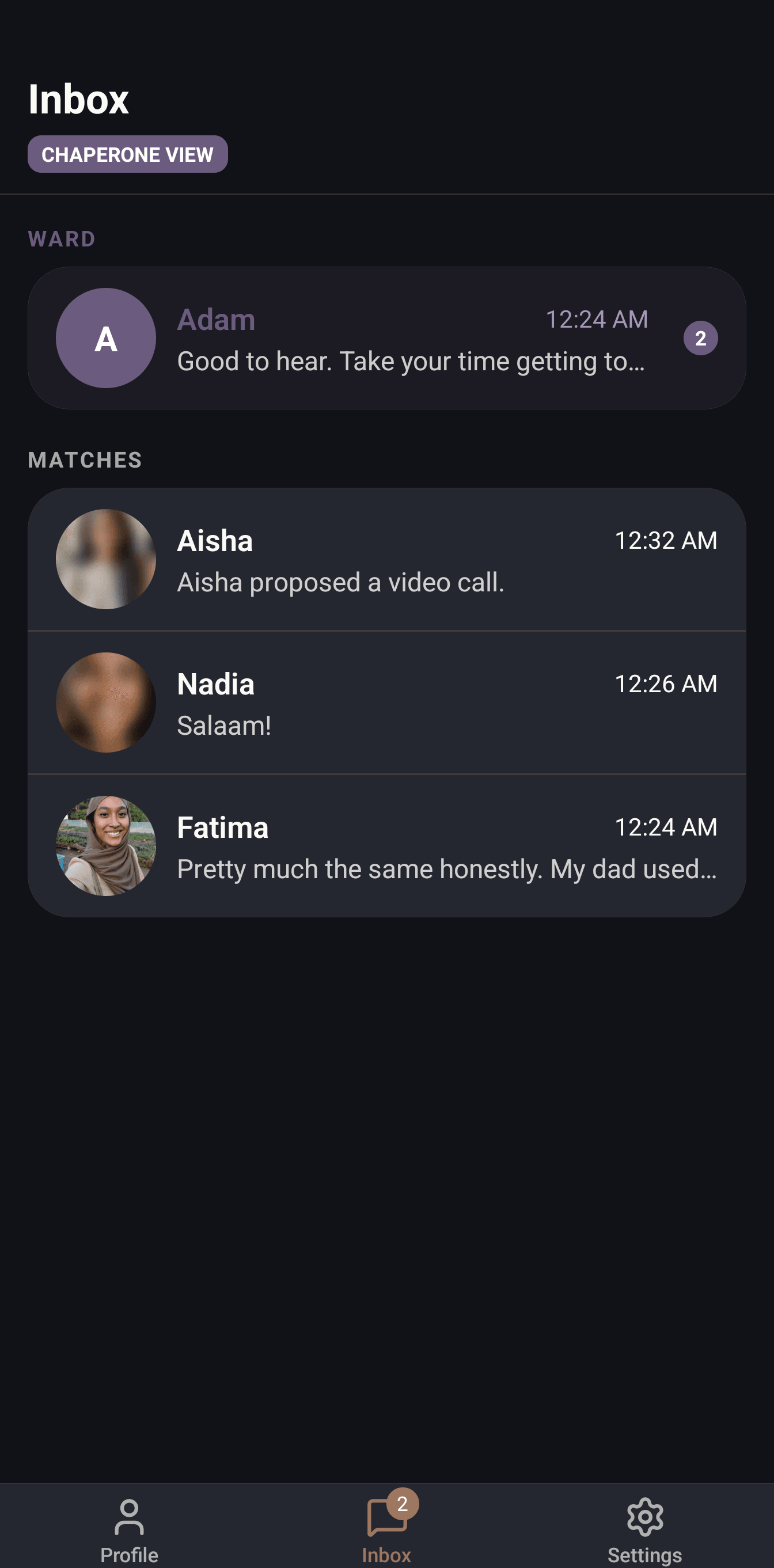Fazool app screen