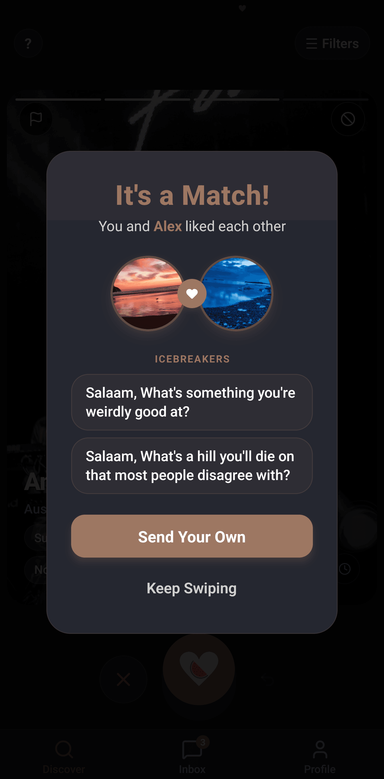 Fazool app screen